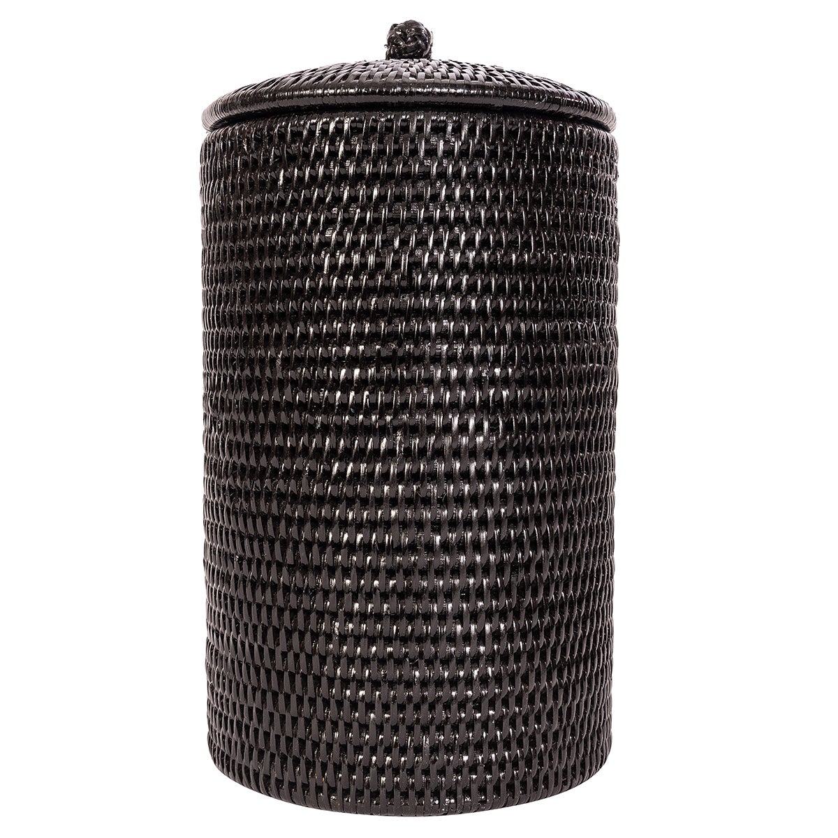 Artifacts Trading Company Rattan Double Toilet Holder Tudor Black